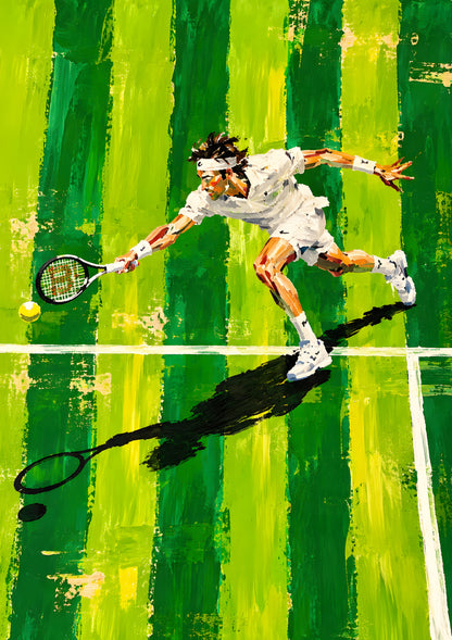 John Smart - Grass Court - original artwork