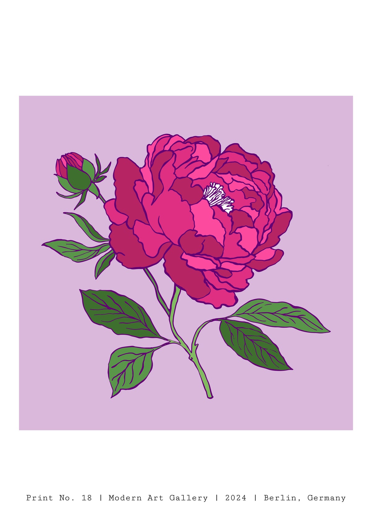 SENT Studio - Flower Poster No. 18