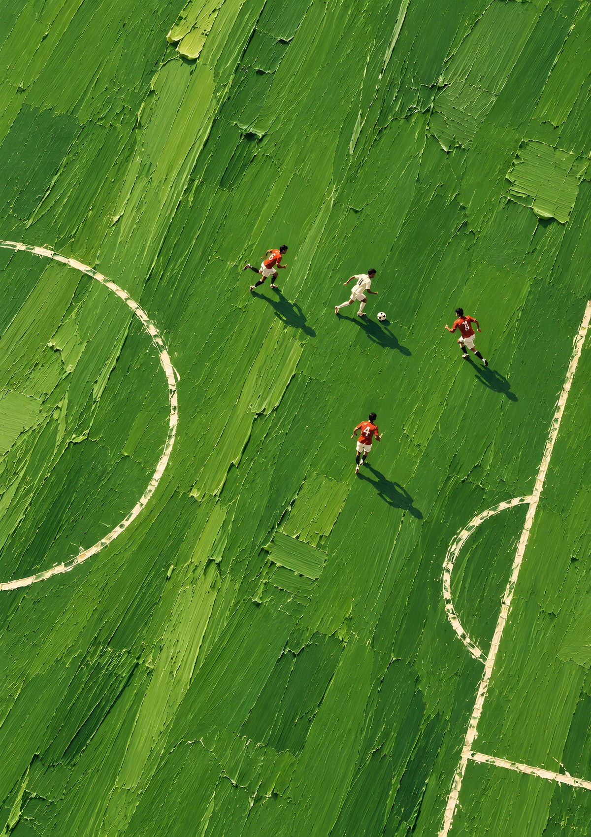 John Smart - Pitch From Above - original artwork
