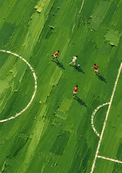 John Smart - Pitch From Above - original artwork