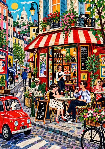John Smart - Montmartre Terrace - original artwork