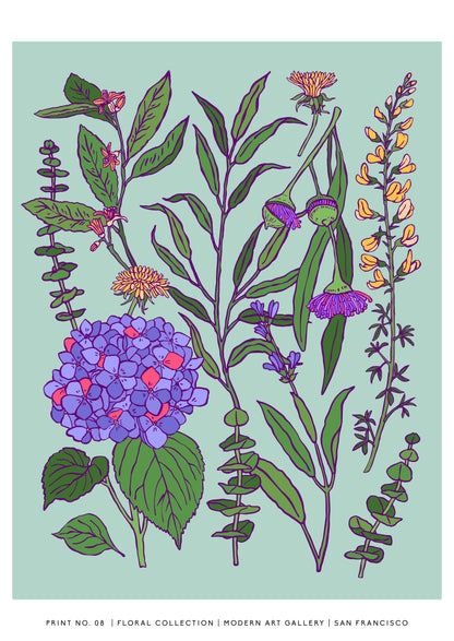 SENT Studio - Flower Poster No. 8