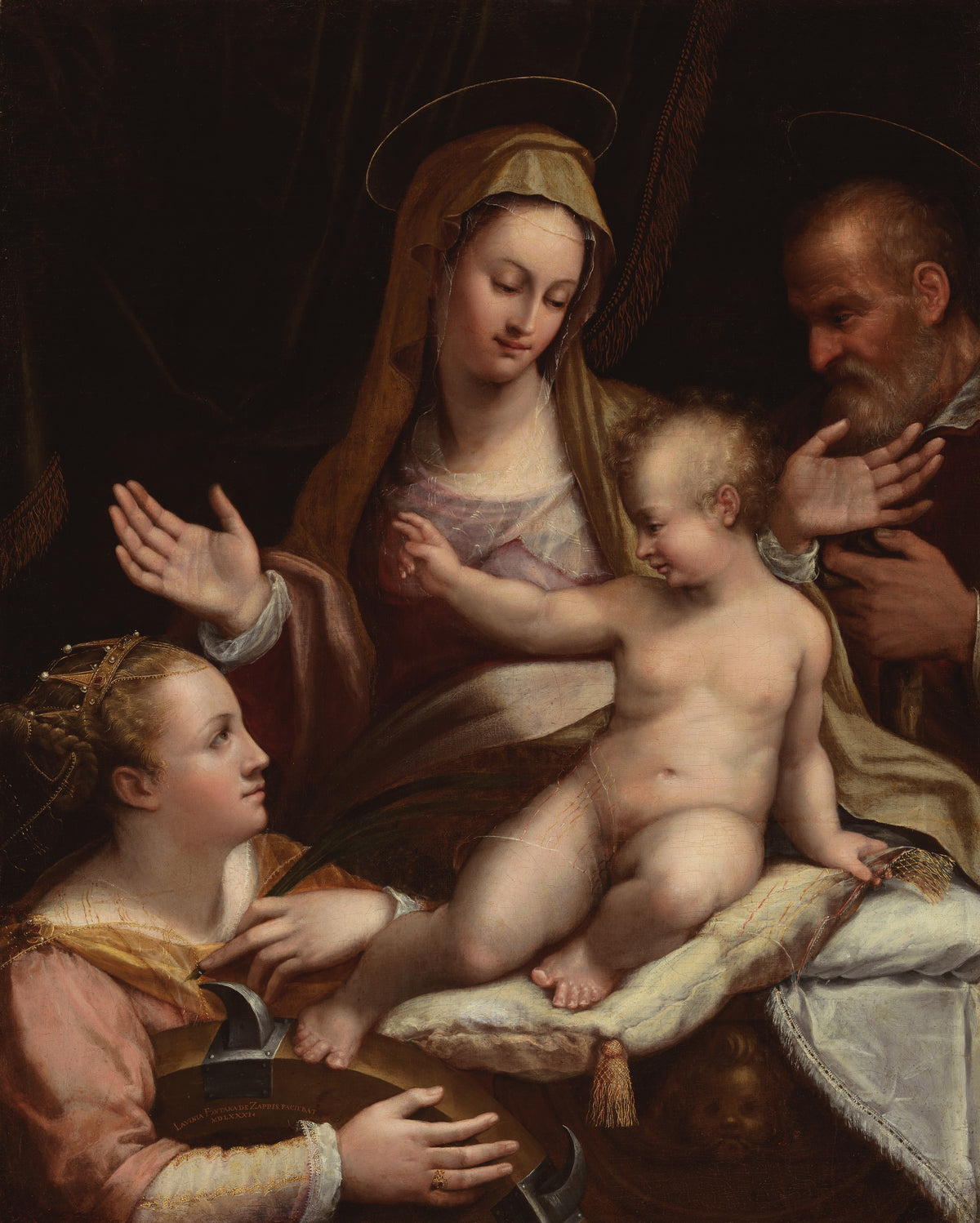 Renaissance Masters - Holy Family with Saint Catherine