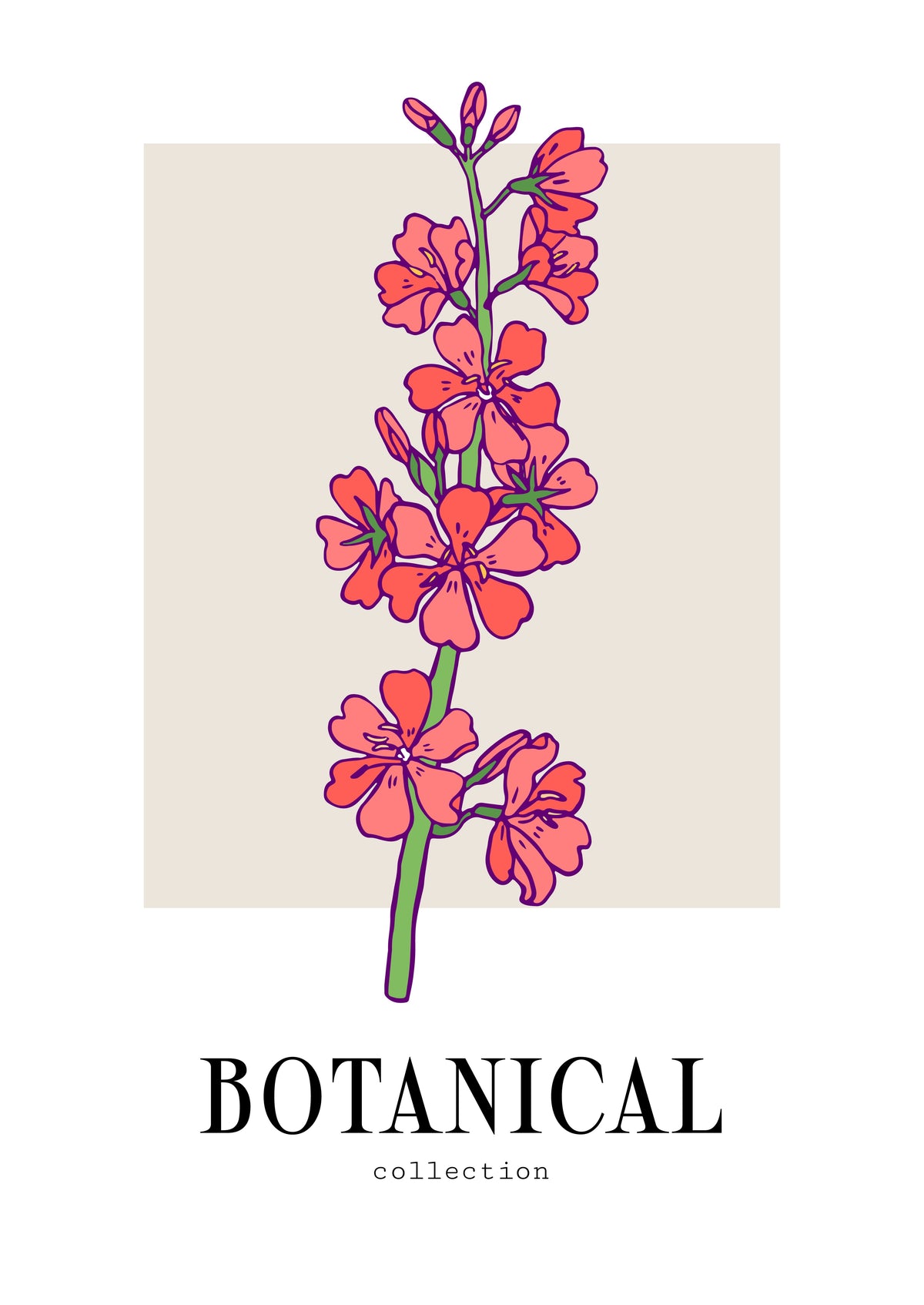 SENT Studio - Flower Poster No. 16