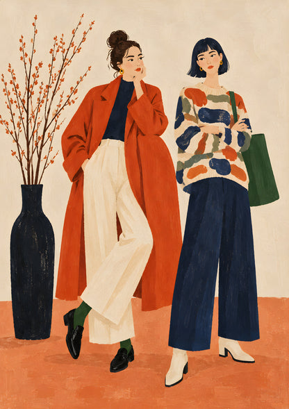 John Smart - Weekend Walkers - original artwork