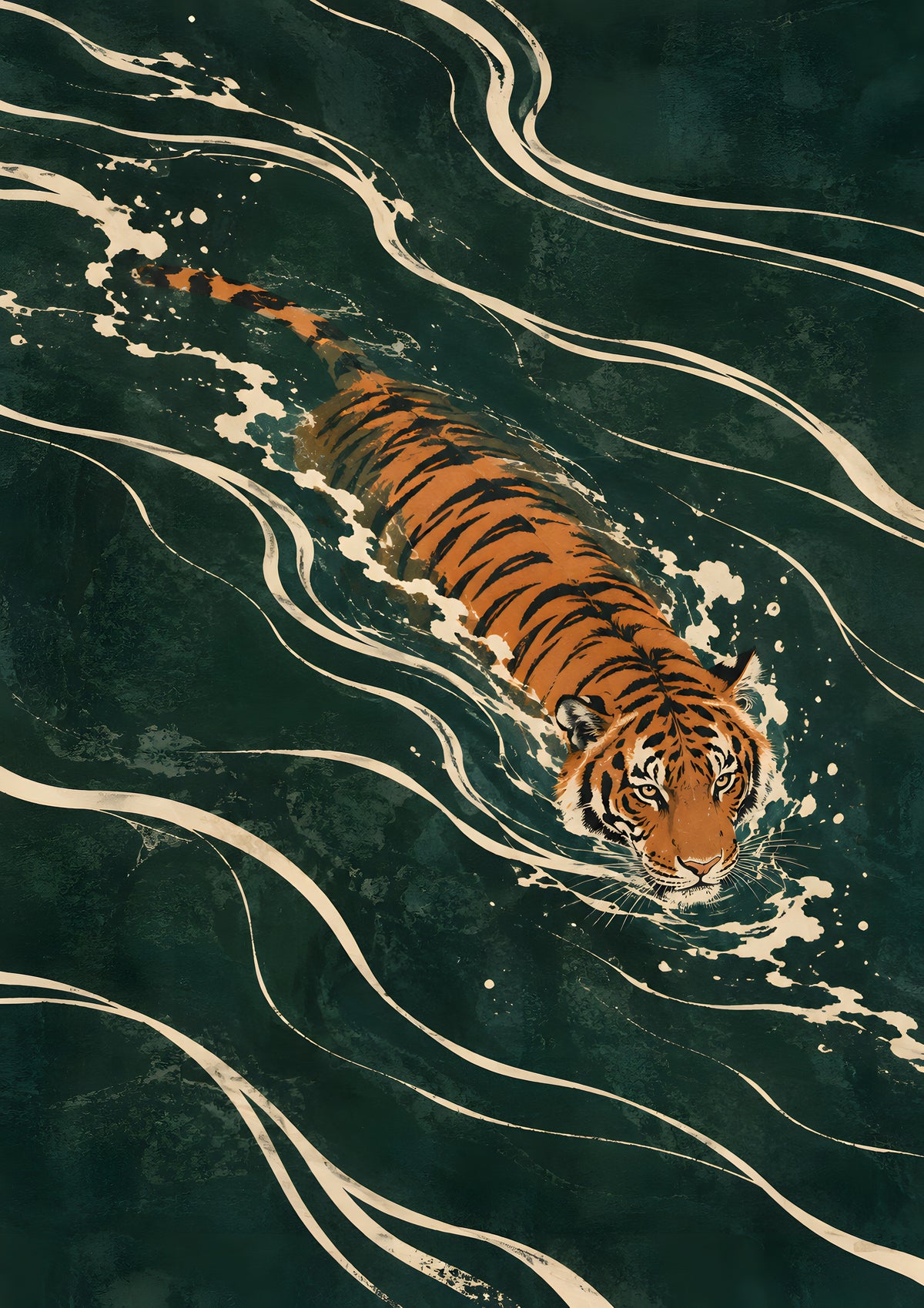 Gracie Cole - Night Swimmer - original artwork