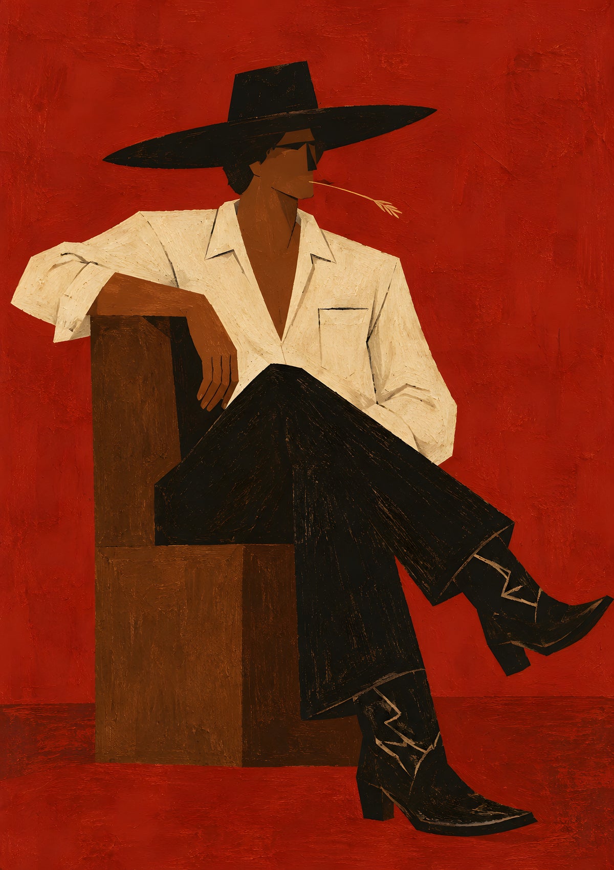 Paige Hilton - Afternoon Seat - original artwork