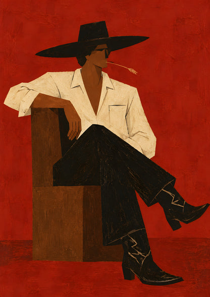 Paige Hilton - Afternoon Seat - original artwork