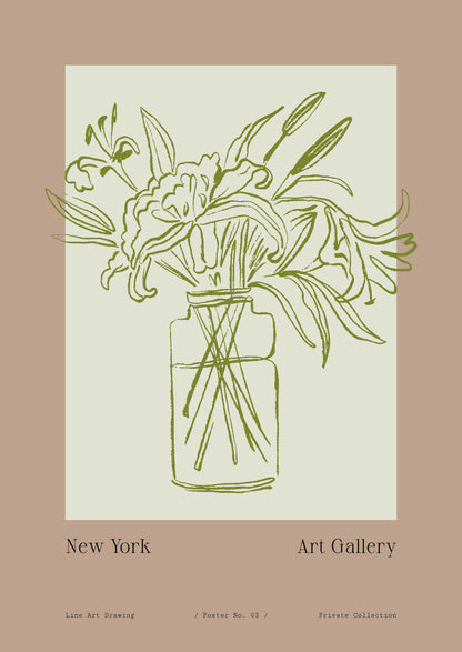 SENT Studio - Blooming Flowers Poster No. 2