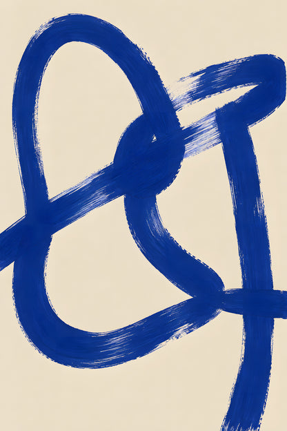 Ayla Heidenberg - Cobalt Gestures - original artwork