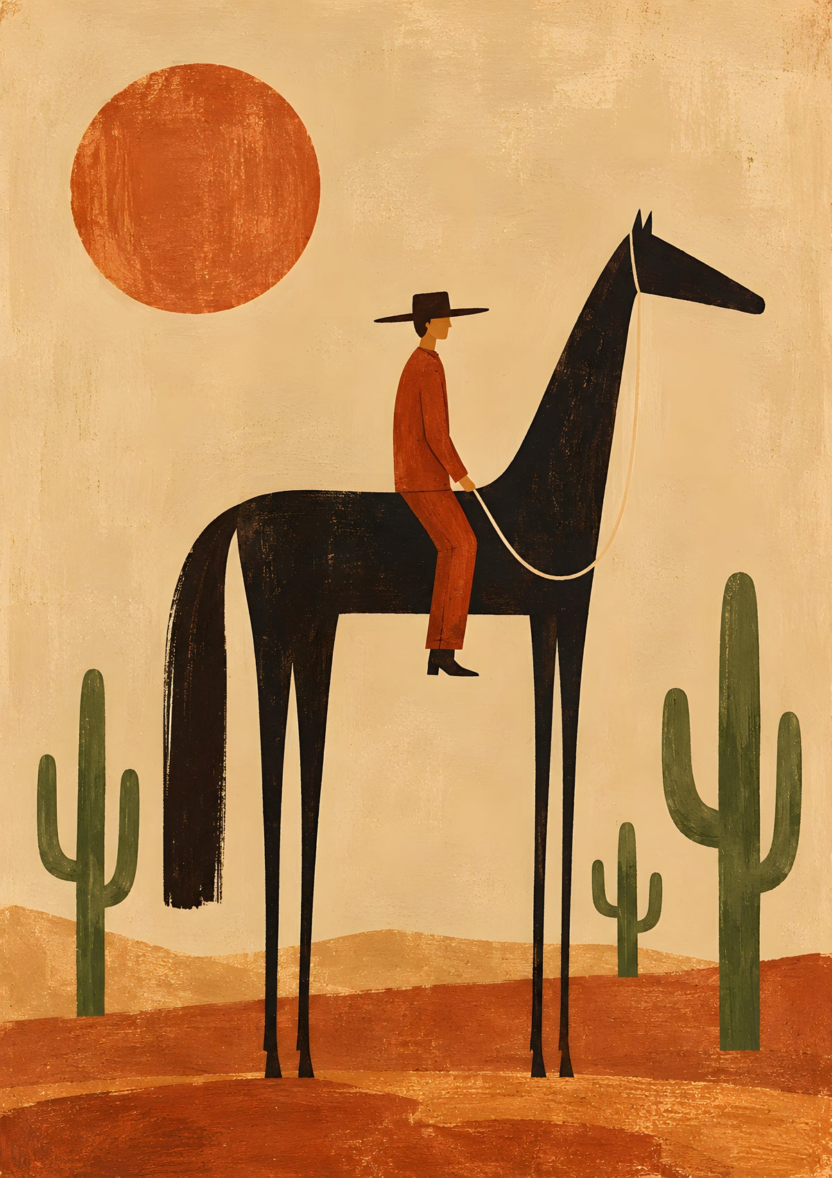 Gracie Cole - Desert Rider - original artwork