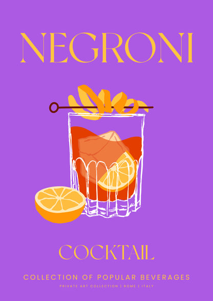 SENT Studio - Cocktail Poster No. 3