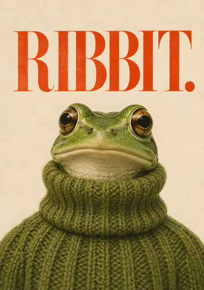 Paige Hilton - Ribbit - original artwork